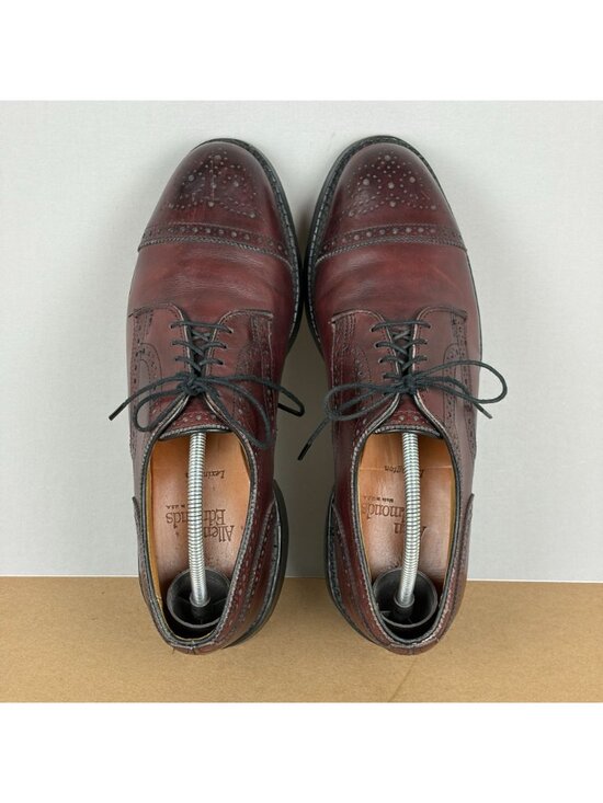 Allen Edmonds Lexington Cap Toe Oxford Dress Shoes Mens 8 Brown Lace Up main image 6